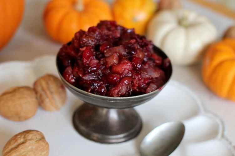 Bacon and Fried Onion Cranberry Sauce